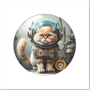 Lies And Damn Lies About CAT IN ROBOT SUIT, IN SPACE Posters and Art